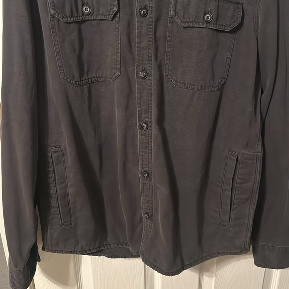 Marine Layer size large washed gray shacket - Picture 5 of 8